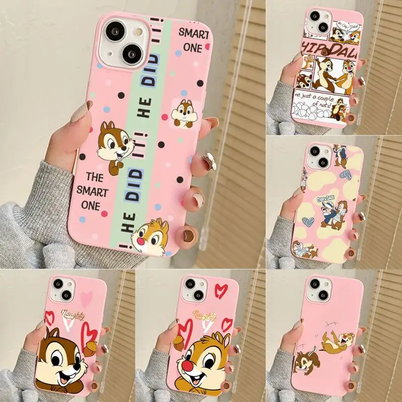 

Disney Chip And Dale Phone Case For Iphone 7 8 Plus X Xr Xs 11 12 13 Se2020 Mini Mobile Iphones 14 Pro Max Case