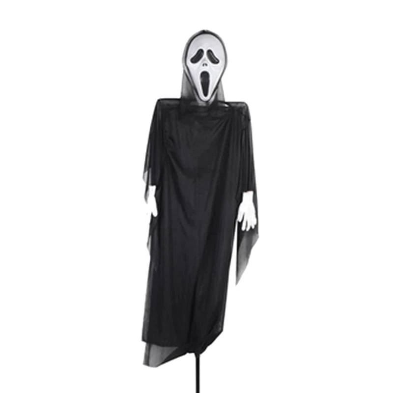 

Halloween Decorations Scream Scarecrow,Flying Scary Ghostface,Hanging Ghost Of Death,For Garden Porch Yard And Tree