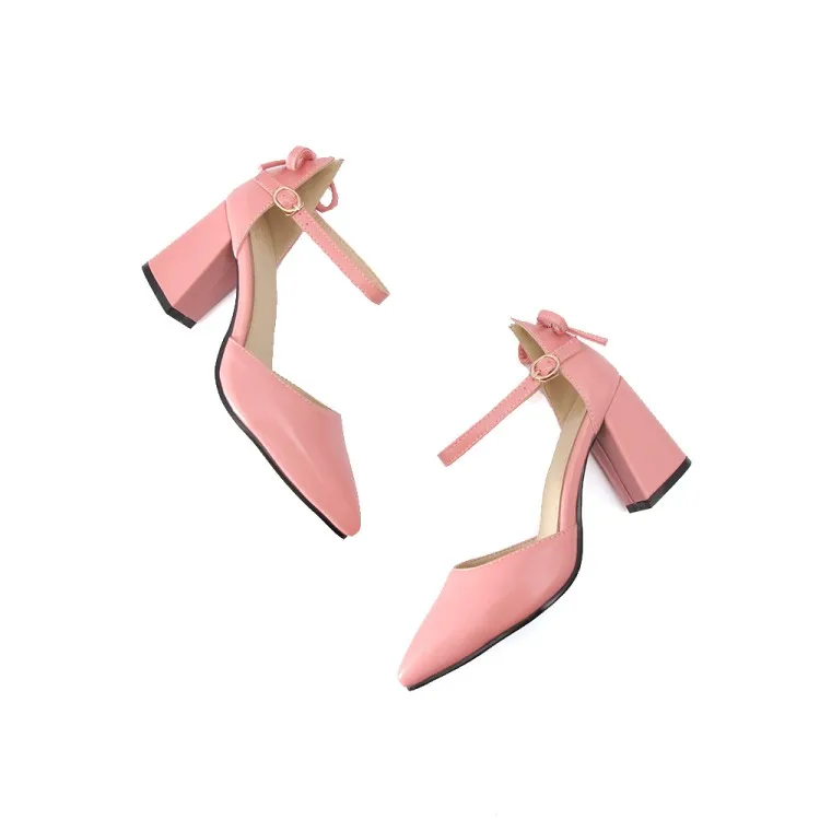 

Oversize Large size Big Size Pointed thick heel simple sandals high heels sandals women shoes woman summer ladies