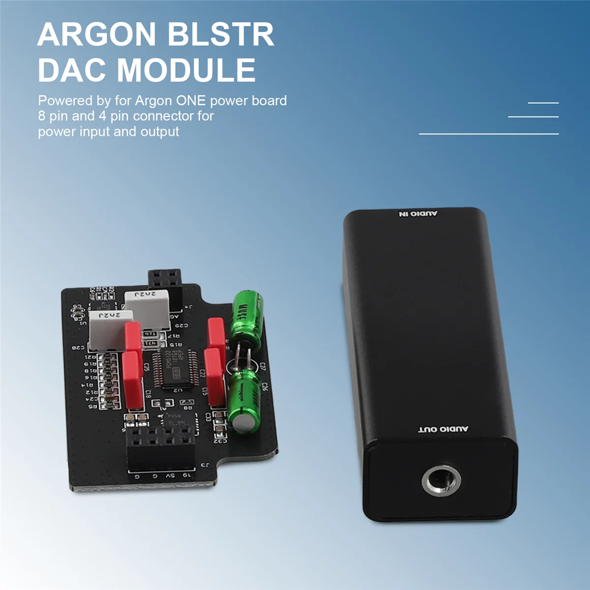 Для Raspberry Pi 5 Argon BLSTR DAC с изолятором заземления (дополнительный для только ONE V3)