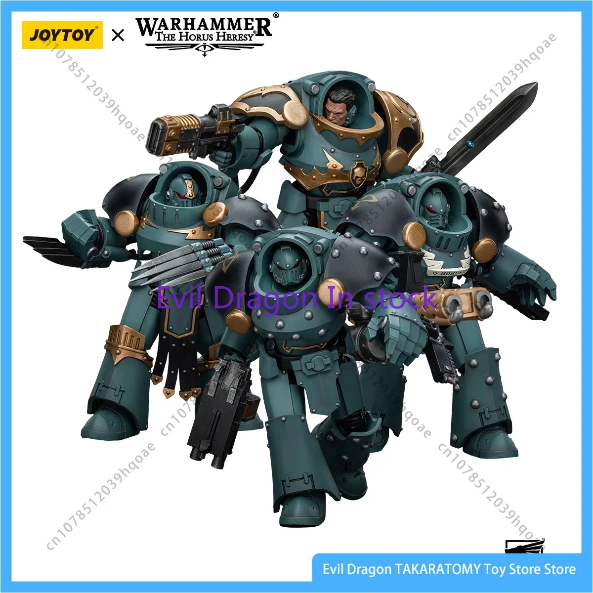 В наличии JOYTOY Warhammer 40k 1/18 Фигурка 14 2 см Сыны Гора Tartarus Terminator Squad Series Модель игрушки