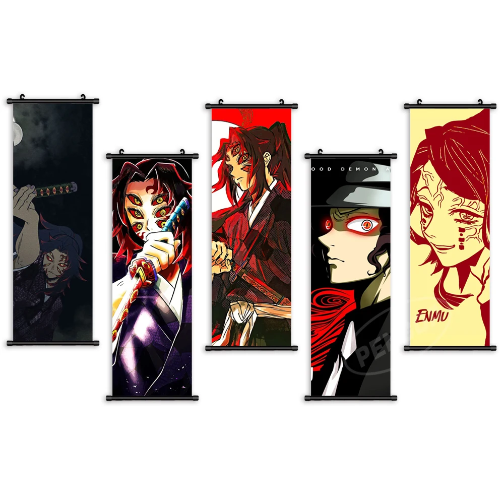 

Home Japan Anime Demon Slayer Decor Posters HD Print Picture Wall Art Ghost Manga Canvas Bedside Background Decorative Paintings