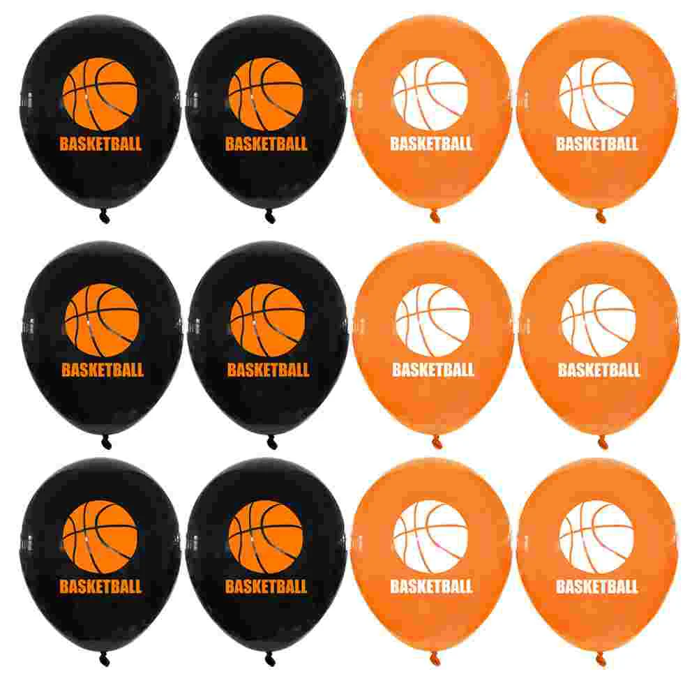 

Party Balloons Birthday Basketball Decoration Suppliesthemed Black Orange Funny Graduation