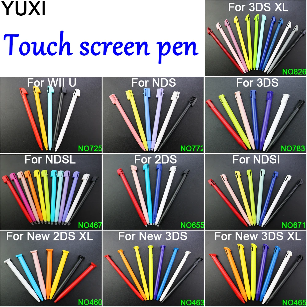 

Plastic Stylus Pen Game Console Screen Touch Pen Set for New 2DS XL LL New 3DS XL LL New 3DS 3DS XL3DS 2DS NDS NDSL NDSI WII U