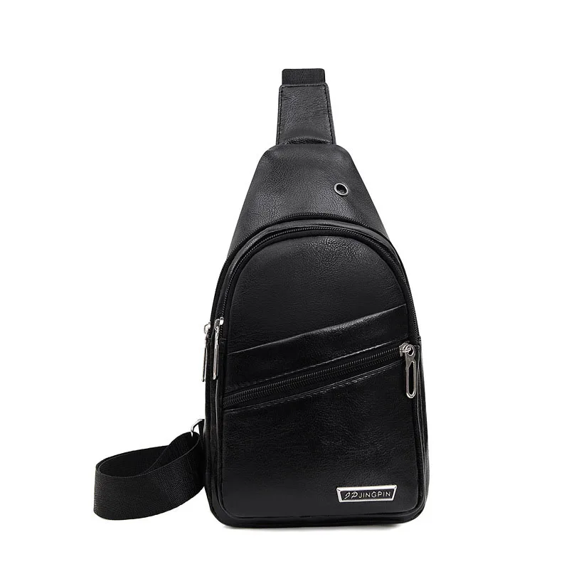 2023 Fashion Man Small Chest Bag Phone Pocket Cross Body Shoulder Fanny Pack Male Handbag Outdoor Neck Side Crossbody Gym Bags