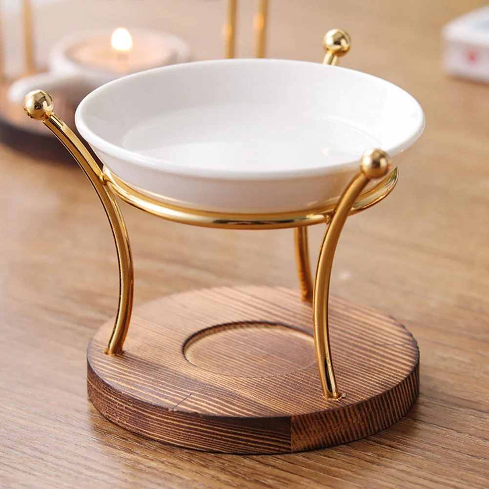 

Essential Oil Aroma Lamp Stove Tealight Wax Warmer Holder For Bedroom Wrought Iron Diffuser Decoration Office