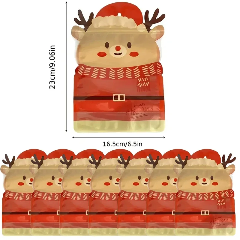 

Рождественские подарочные пакеты из пластика