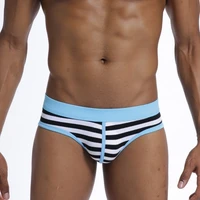mens underwear cotton underwear navy stripe mens briefs silk panties for men sexy men underwear