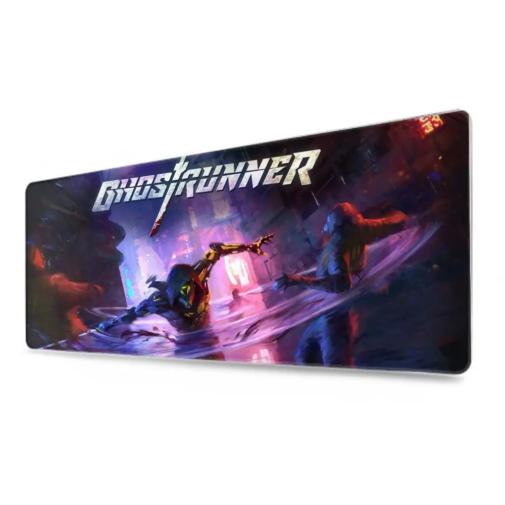 Фото Коврик для мыши Ghostrunner Коврик для мыши для планшета Ноутбук xl Настольный коврик для мыши, милый коврик для игровой клавиатуры HD Rainbow, игровой проигрыватель csgo, 90x40 №2