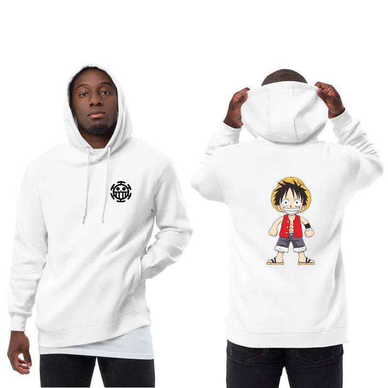

Pirate Flag One Piece Anime Cotton Hoodies Sweatshirt for Men Women Men's Casual Cotton Hoodies Fleece Hoodies Pullovers Tops