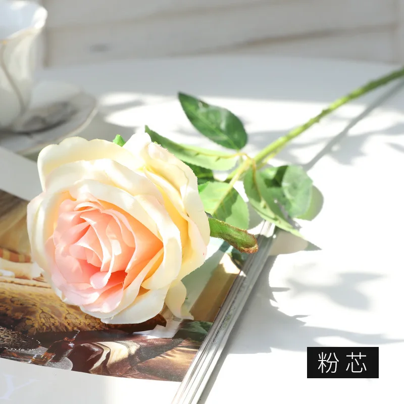 15 палочек в упаковке искусственная Роза букет цветов из одной ветки подарок на