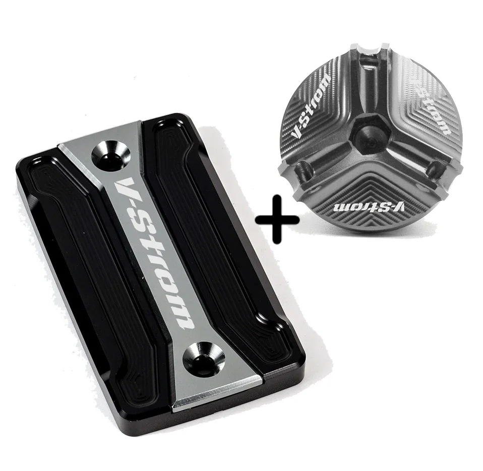 

Для SUZUKI Vstrom 650 1000 250 DL650 2004-2023 мотоциклетный брелок для ключей, тормозная жидкость, цилиндр, крышка резервуара, крышка маслозаливной горловины, V-strom