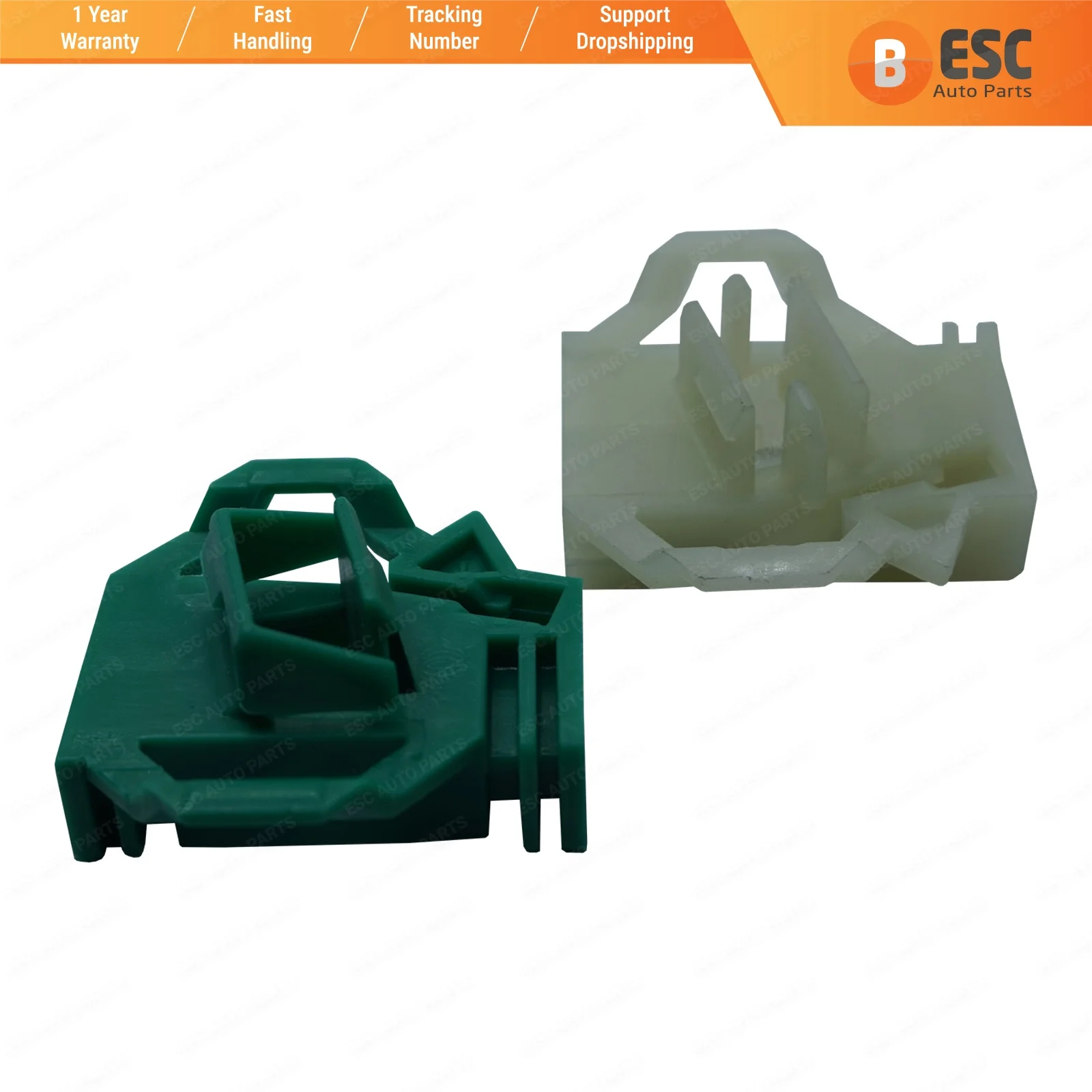 ESC EWR35 + EWR62 стеклоподъемник ремонтные зажимы передний левый 1 U0837461B для Skoda OCTAVIA III