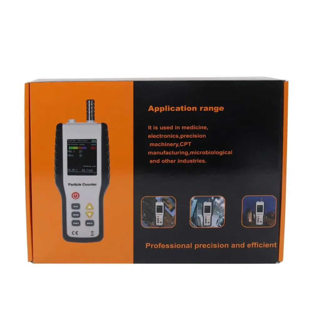 HT-9600 Детектор PM2.5 Монитор частиц Лазерный измеритель влажности пыли Анализатор