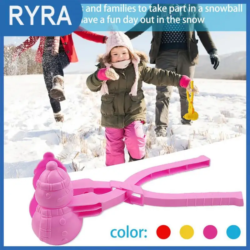 

1pcs Winter Plastic Snowball Maker Clip Kids Outdoor Sand Snow Ball Mold Toys Fight Snowman Clip Toy for Children