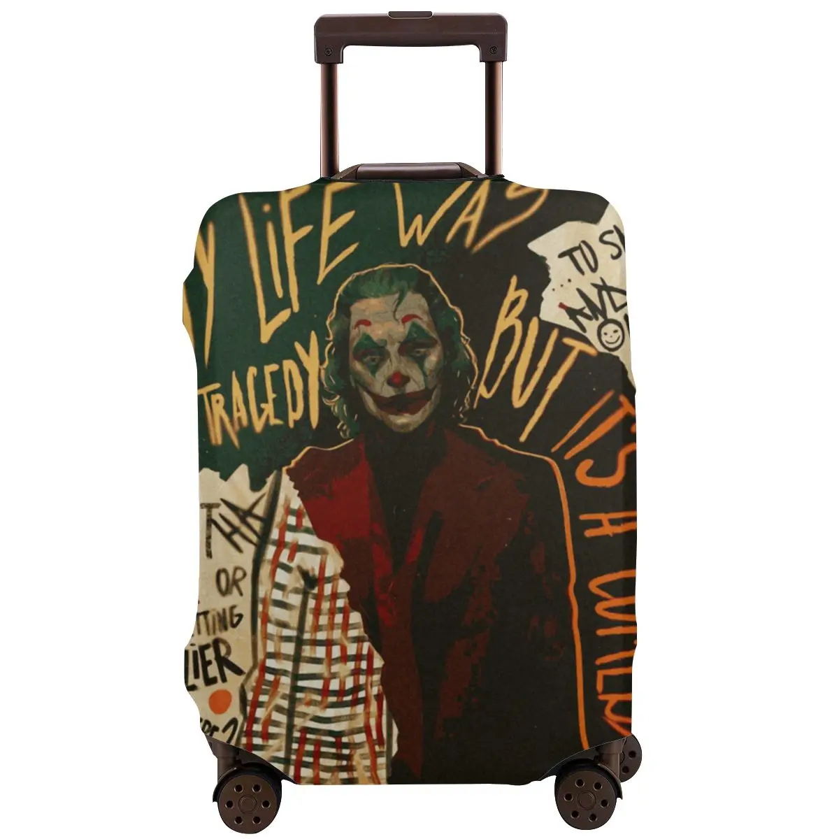 

Чехол Joker для дорожного костюма, потрясающий моющийся защитный чехол для багажа с принтом Хоакина и феникса, эластичный пылезащитный чехол, ...