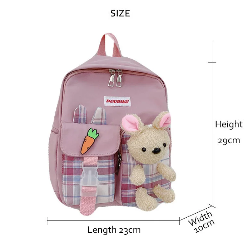 Cartoon Bear Children Backpacks Children School Backpack Nylon Kindergarten Bag Animal Kids School Bags for Girls Boy SchoolBag