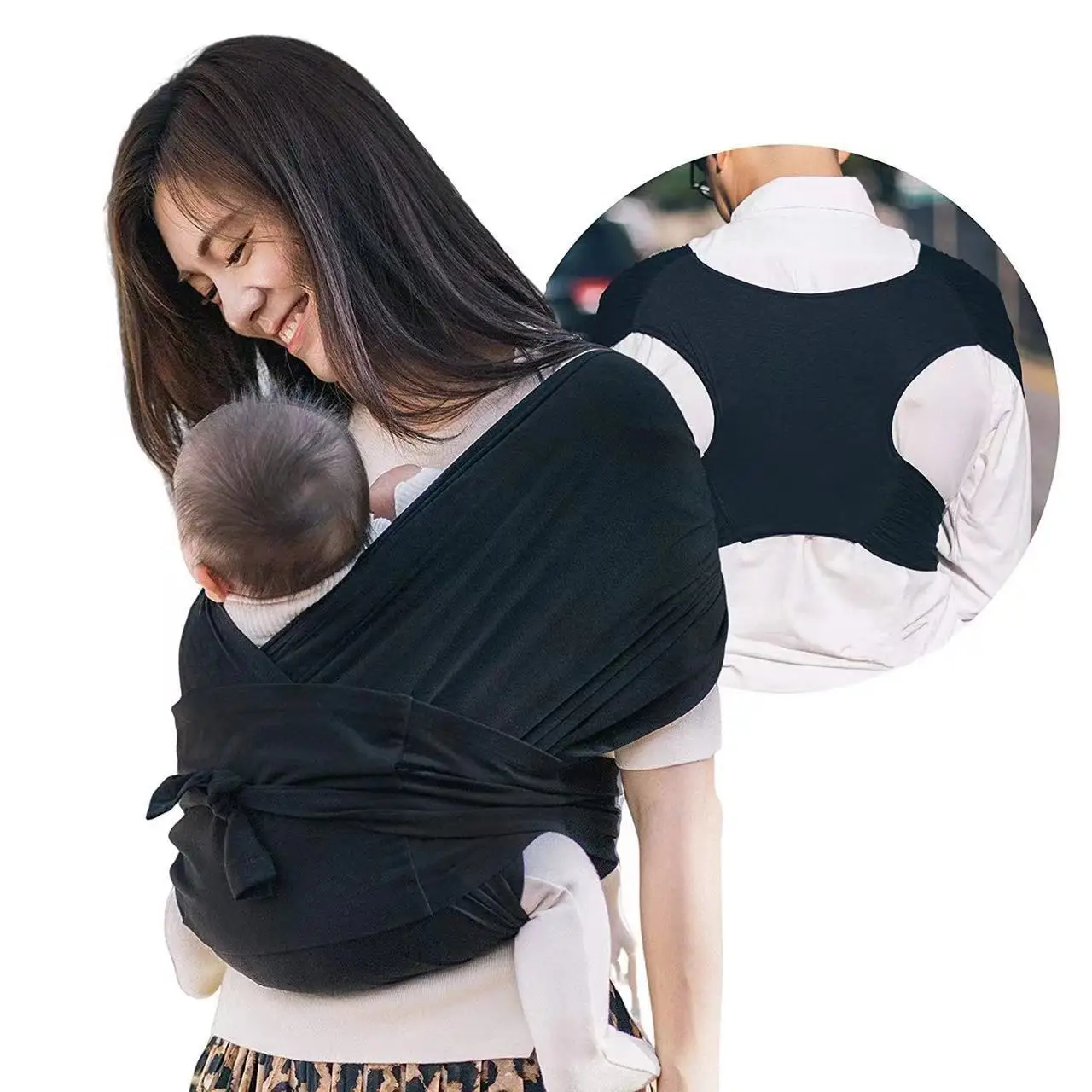 Baby Wrap Sling Summer Breathable Cotton Cross Sling Infant Light Front Holding Childcare Sling Carrier for Baby Accesorios