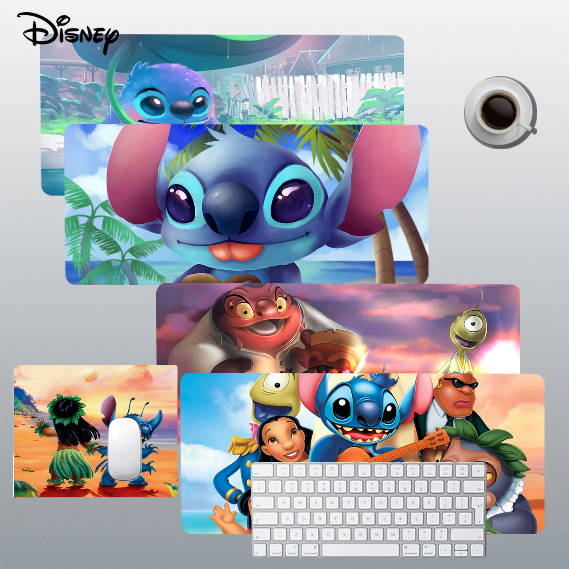 

Disney Cartoon Lilo & Stitch Mousepad New Gamer Speed Mice Retail Small Rubber Mousepad Size For Game Keyboard Pad