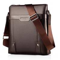 New Men's Single Shoulder Bag Leather Designer Series Fashion Retro High Quality Leisure Business Straddle Bag Men's Bag