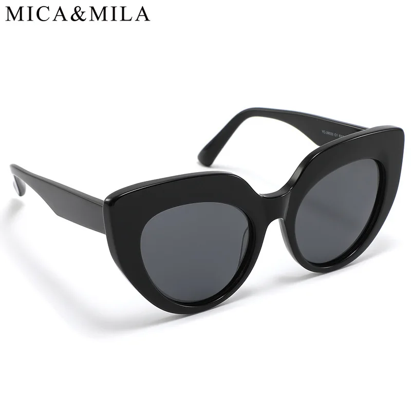 Handmade Acetate Polaroid Eyewear New Trendy Fashion Elegant Women's Sunglasses Vintage Outdoor Cat Eye Frame UV400 Eyeglasses