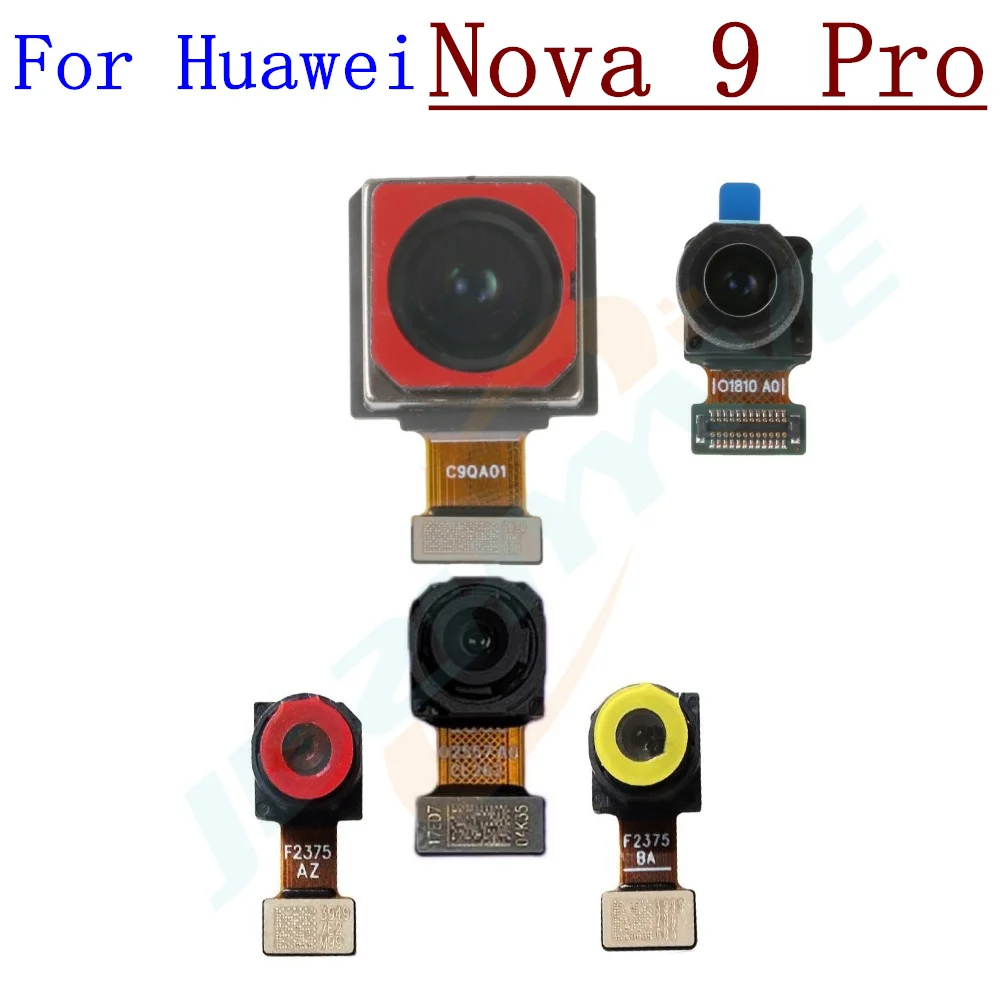 

Оригинальная задняя фронтальная камера для Huawei Nova 9 Pro Nova9Pro, модуль основной и задней камеры для селфи, ленточный гибкий кабель, запчасти