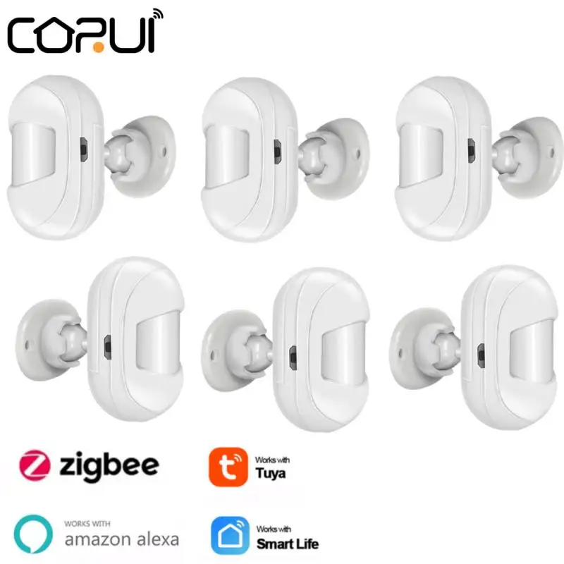

Tuya Zigbee 3.0 Motion Wireless Human Body Sensor PIR Detector IR Detector Security Smart Life APP Work With Alexa Google Home