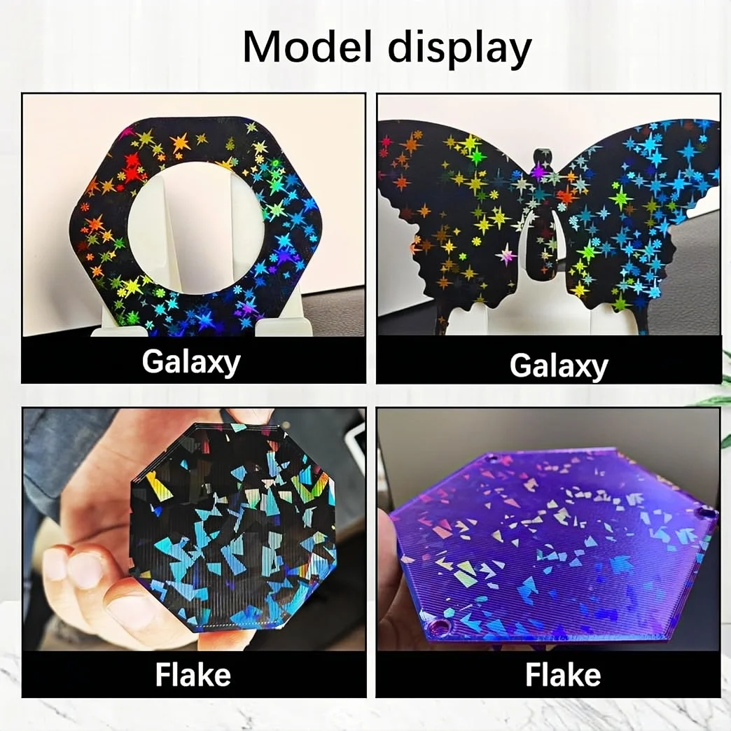 184x184 мм PEF сборная пластина Galaxy Flake 3D-принтер Запчасти Текстурированная пружинная стальная пластина PEI Печатающая кровать для Bambu Lab A1 Mini Plate (art.: 3920cd3330e2b) - 3920cd3330e2b