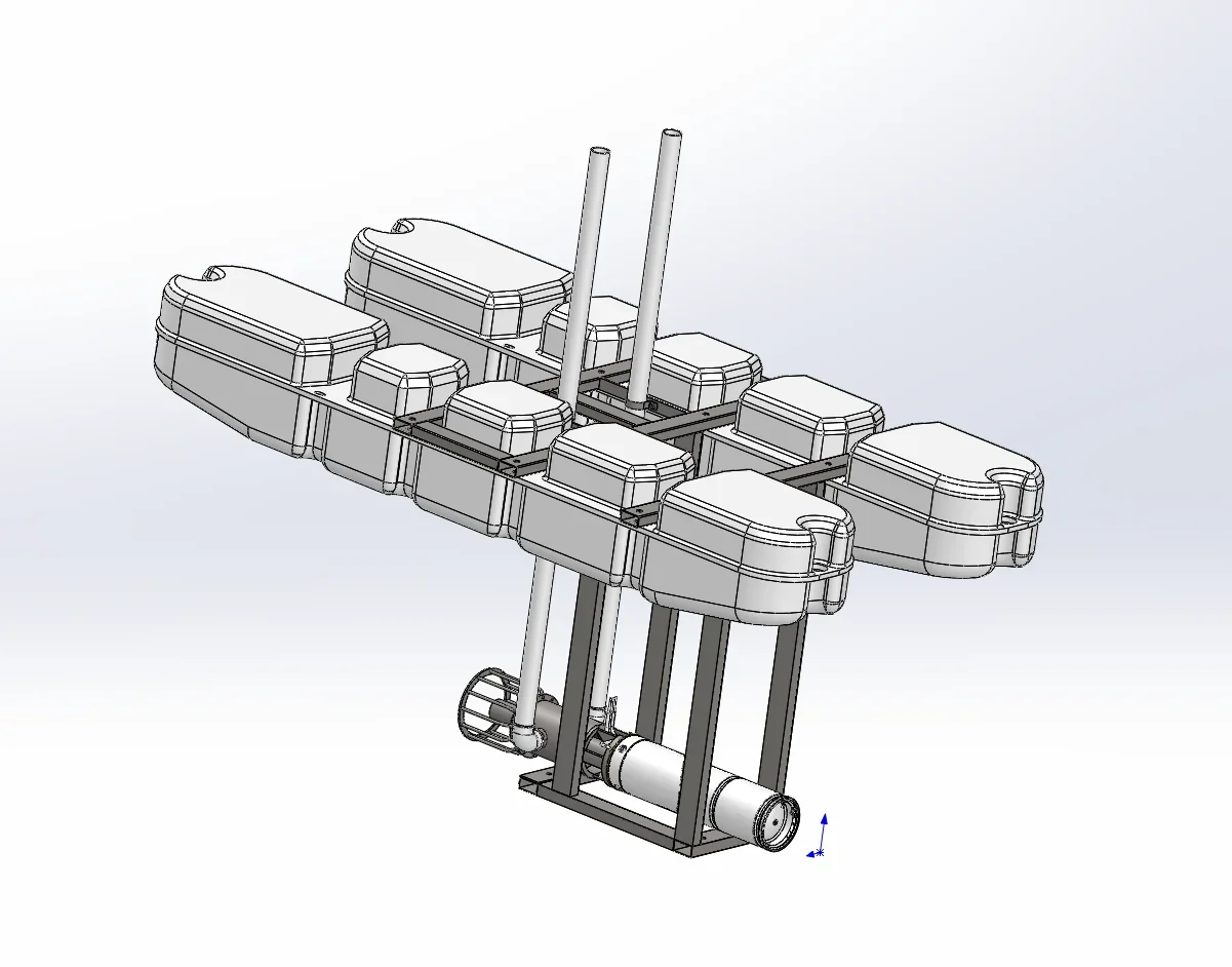 Новый дизайн 1 л.с./2 л.с. SS304 рыболовная машина 110 В/440 В погружной аэратор водяной