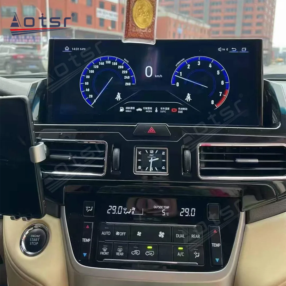 8-ядерный мультимедийный плеер с GPS навигацией 12 3 дюймов для Toyota Land Cruiser LC200 2008-2020 VX