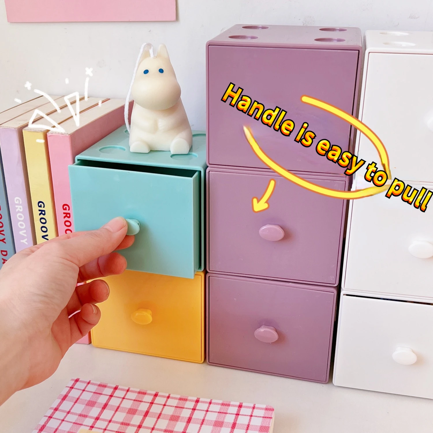 Квадратная настольная коробка для хранения макарон органайзер контейнер