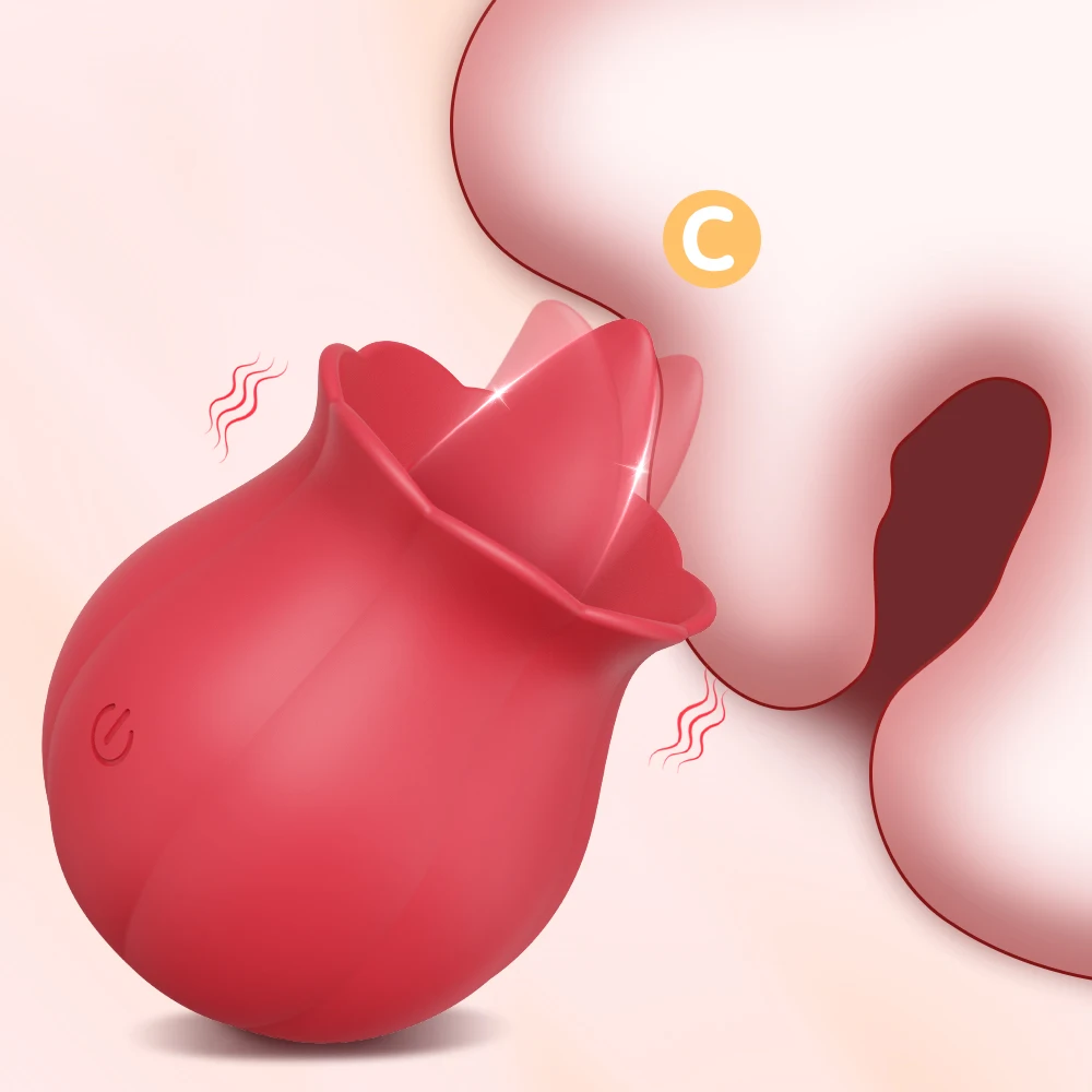 Фаллоимитатор вибратор роза лизание сосков Стимулятор клитора вибрирующее яйцо