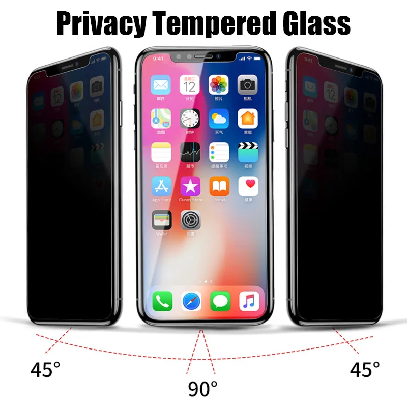 

Закаленное стекло для iPhone 14 Plus 13 12 Pro Max 11 XR XS X 7 8 SE 2 3 Mini