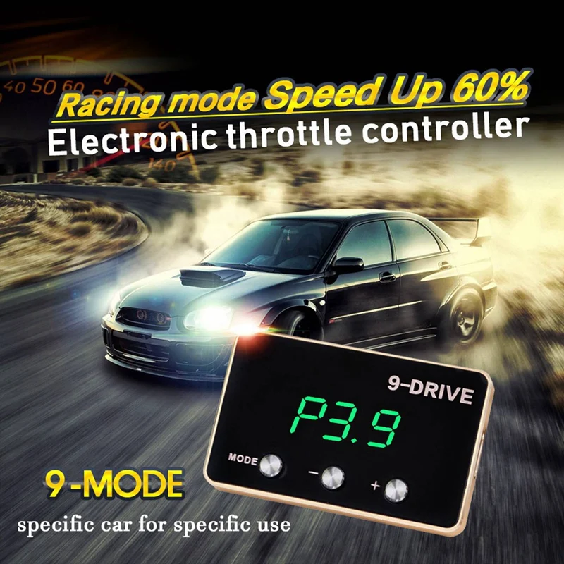 

2X Electronic Throttle Controller 9 MODE Pedal Accelerator Fuel-Efficient For Jeep Wrangler JK Dodge Challenger RAM 1500