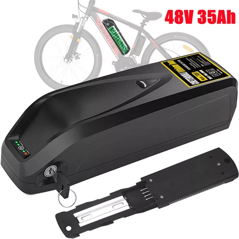 

13S5P 48V 35AH Lithium Battery Pack For Bicycle Modified Electric Bike Down Tube Hailong Battery Box DIY18650 Battery Pack