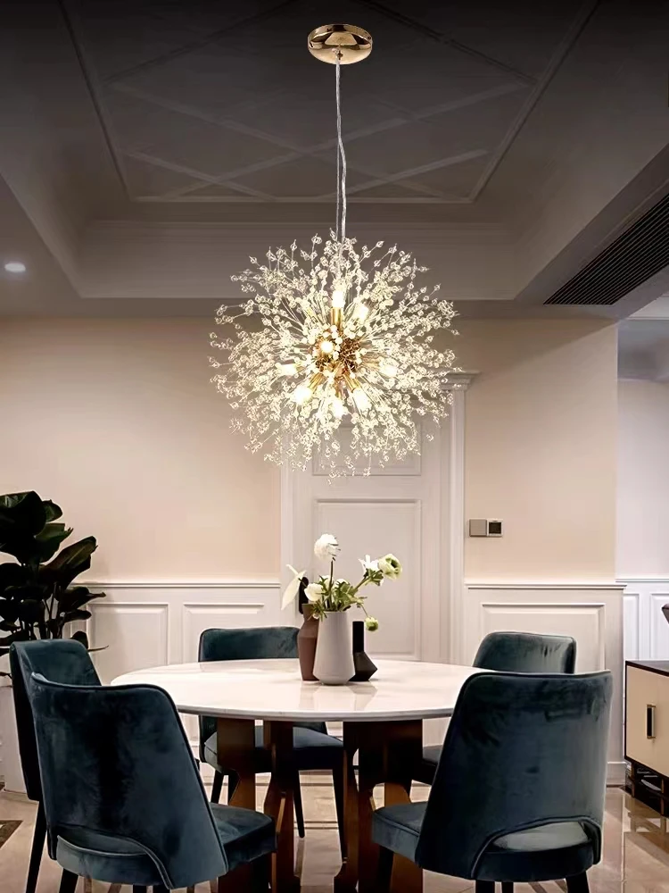 Irlan постмодерн Одуванчик K9 Хрустальная современная люстра для спальни