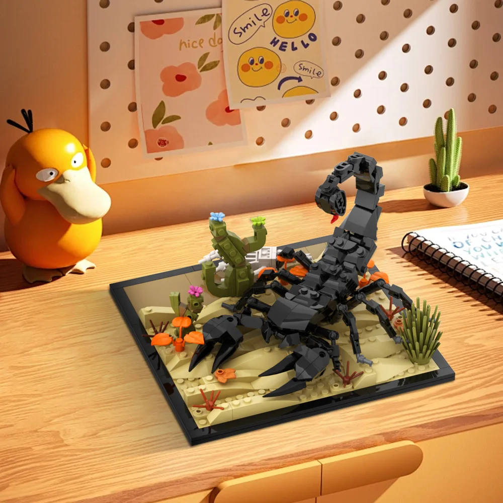 Модель скорпиона MOC аранред фигурка строительные блоки украшение сборная