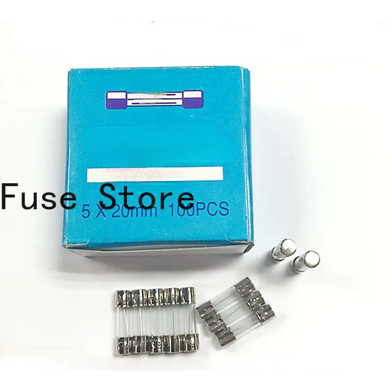 

10PCS 5*20 Glass Fuse Tube Slow Breaking Delay Type T0.1A T100MA 250V With UL SA Certification.