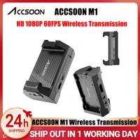 accsoon m1 hd 1080p 60fps wireless transmission monitor slr mirrorless camera image transmission live streaming and video record