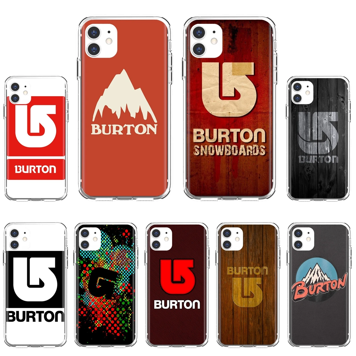 Snowboarding-Burton Phone Skin Case For iPod Touch 5 6 Xiaomi Redmi S2 6 Pro 5A Pocophone F1 LG G6 Q6 Q7 G5