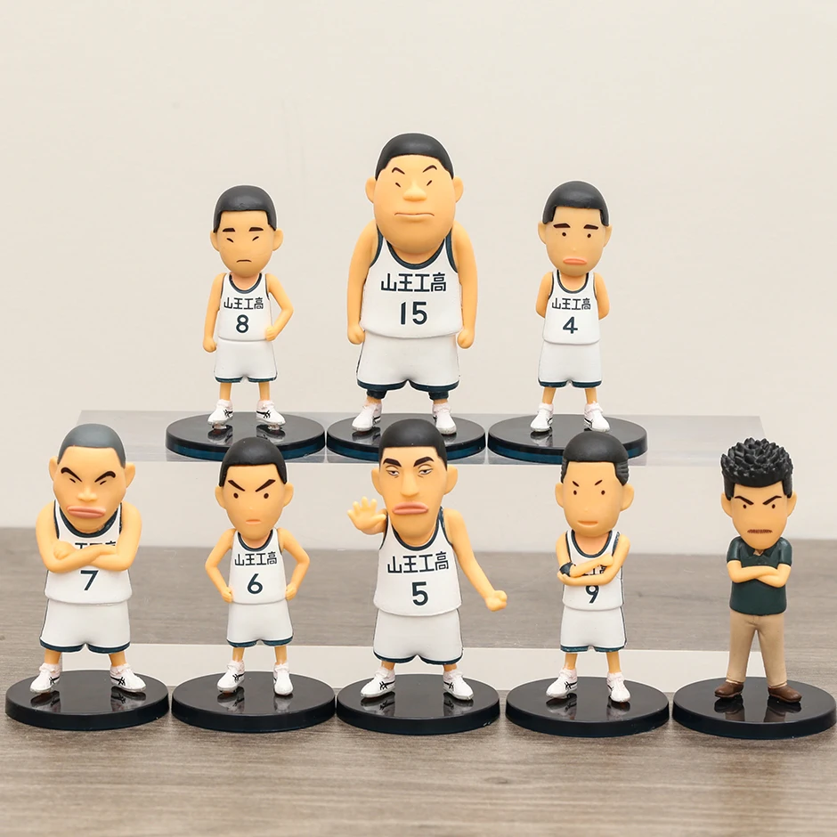 

The First SLAM DUNK SANNOH Anime PVC Model Toys Figures Gift 8pcs/set