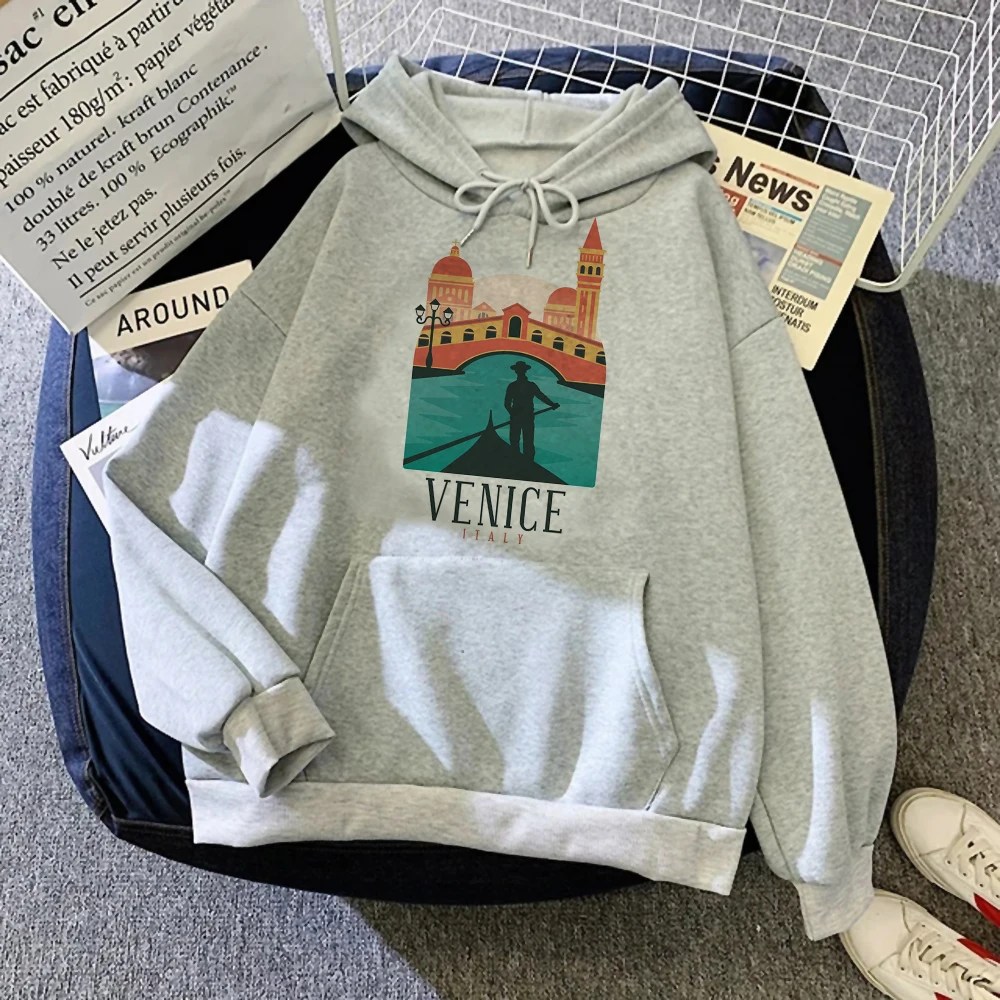 

Женские толстовки в итальянском стиле, забавный спортивный костюм с графическим принтом, свитер, женский свитер с аниме