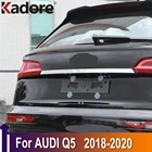 Накладка на заднюю крышку багажника, из углеродного волокна, для Audi Q5, 2018, 2019, 2020
