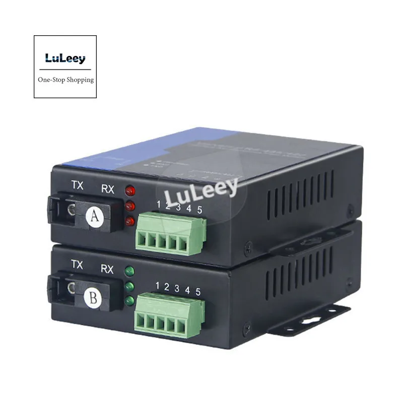 Универсальный оптоволоконный асинхронный модем с интерфейсом RS485/422 оптический