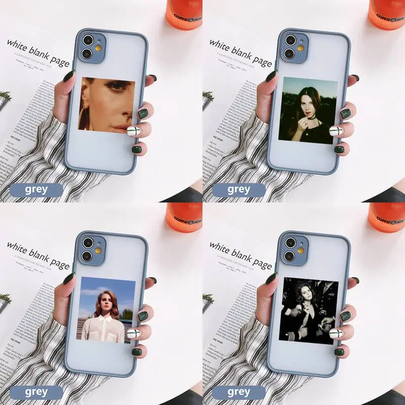 

Lana Del Rey Phone Case Colorful Lens Protection Funda For iPhone 13 12 11 Pro Max XR X XS Mini 7 8 Plus 13 Hard Shockproof Case