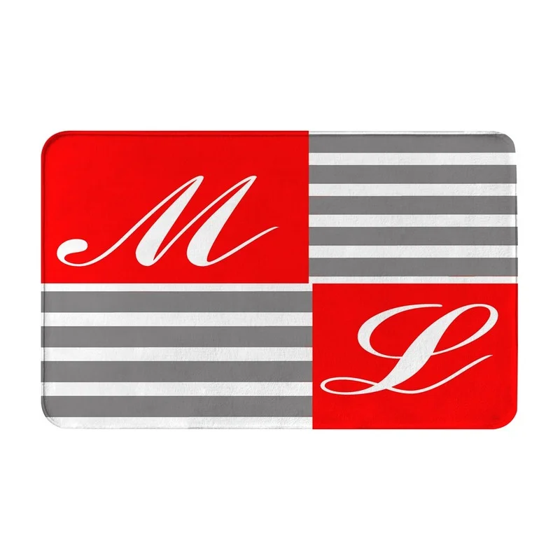 

Red Decorative Printing Home Diatom Mud Door Mat Kitchen Floor Mat Bathroom Mat Furniture Foyer Mat Small Rug Entrance Door Mat