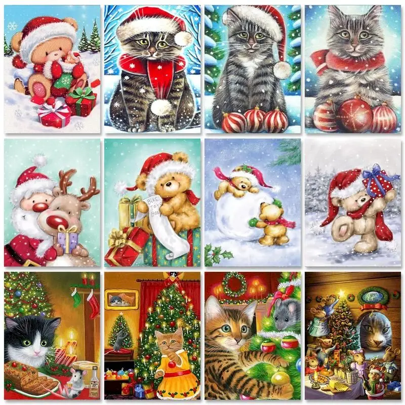 

Набор для рисования по номерам на холсте, 60x75 см