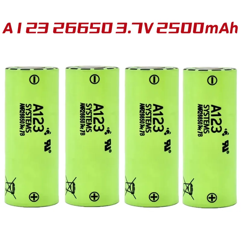 

Factory direct 2500mAh Cylindrical Battery ANR26650M1B Rechargeable Lifepo4 Battery 3.7V lifepo4 battery cell For Electric Bike