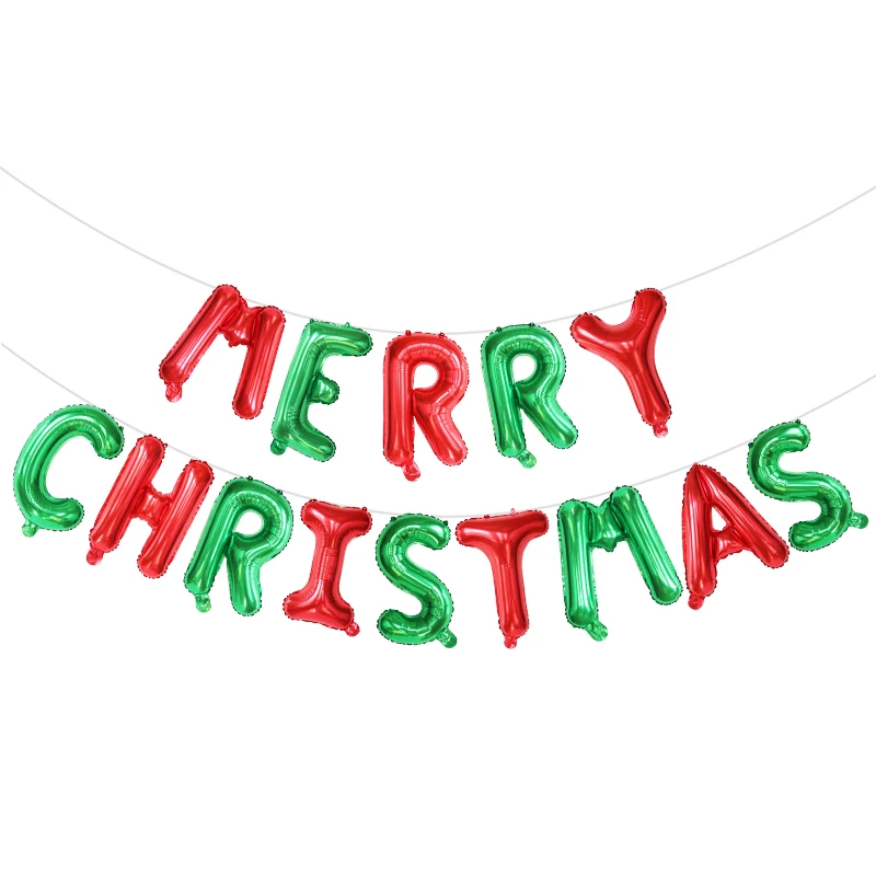 

Воздушные шары из фольги с надписью Merry Christmas, 14 шт./компл., 16 дюймов, 2023, новогодвечерние НКА, украшение для дома, Рождественское украшение, то...