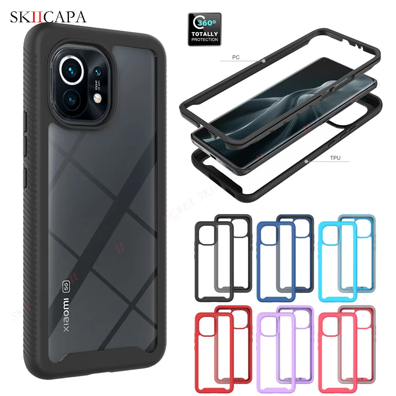 

Прозрачный чехол для Poco M4 Pro Hybrid Armor для Poco X4 NFC M3 F3 X3 Pro, сверхпрочный защитный чехол для Mi 11 10T Pro 10 Lite
